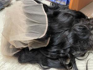 PREMIUM QUALITY 12A GRADE VIRGIN UNPROCESSED TEMPLE HUMAN HAIR LACE FRONTALS TRANSPARENT & SWISS LACE 13X6 FRONTALS DHL SHIPPING - Product Image 2