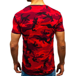 Camouflage 2021 100% coton hommes T-shirts de haute qualité mode pas cher vente en gros Logo personnalisé T-shirts vierges simples - Product Image 5
