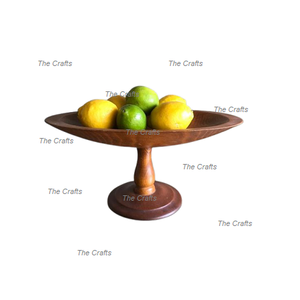 Cuenco de frutas de dos tamaños diferentes con cuenco de madera decorativo de forma redonda de calidad superior a precios razonables - Product Image 6
