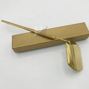 Pince à cils en acier inoxydable grand carré personnalisé de haute qualité miroir d'extension de cils en or Plasma durable - Product Image 3