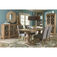 Mobilier de ferme en bois recyclé classique esstich scandinave en bois véritable, table à manger de cuisine