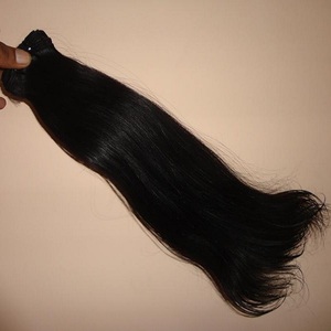 <b>Cheap</b> Virgin Remy Indian Human Hair <b>Extensions</b> Unprocessed Machine Double Weft Hair Weaving - Product Image 1