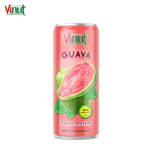 Bebida de Guayaba Enlatada de 320 ml, Fabricante y Proveedor de Bebidas de Marca Privada OEM ODM - Product Image 1