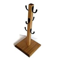 Houten bekerhouder van acacia en bamboe van de fabrikant, met modern design voor keukengerei - flexibel en functioneel ontwerp op maat