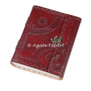 Diario de cuero rojo antiguo para manualidades, promoción, gran oferta - Product Image 2