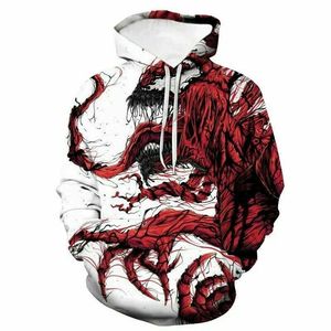   Sudadera con Capucha Personalizada, Sudadera con Capucha de Camuflaje, Algodón y Poliéster, Manga Larga, Estampada, Sudadera Holgada - Product Image 3