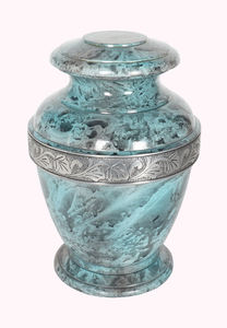 Urna Funeraria Americana Dorada Brillante para Adultos, Personalizable, Urna Funeraria Americana para Fines Conmemorativos - Product Image 5