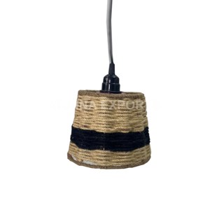 Handcrafted Jute Woven Pendant <b>Light</b> for Kitchen Elegant <b>Chandelier</b> & Lighting - Product Image 2