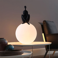 Lampe de table LED moderne de haute qualité pour salon d'hôtel, style nordique, en marbre, de luxe, pour la décoration de la maison, bar, restaurant, chevet