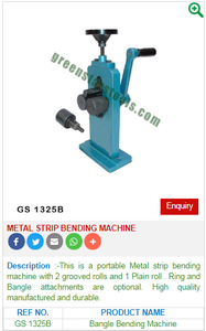 Dobladora de tiras metálicas GS 1325b para herramientas de joyería-Herramientas de joyería - Product Image 2