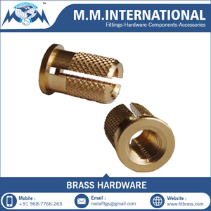 Tuercas de Expansión Ranuradas de Latón de Calidad Premium, Insertos de Tuerca de Latón Roscados a Medida, Tuercas de Inserción Prensadas en Frío - Product Image 6