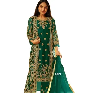 Pakistani伝統的なshalwar kameezレディース手作り最新コレクション高級衣装デザイナーsalwar kameez2033コレクションpcs