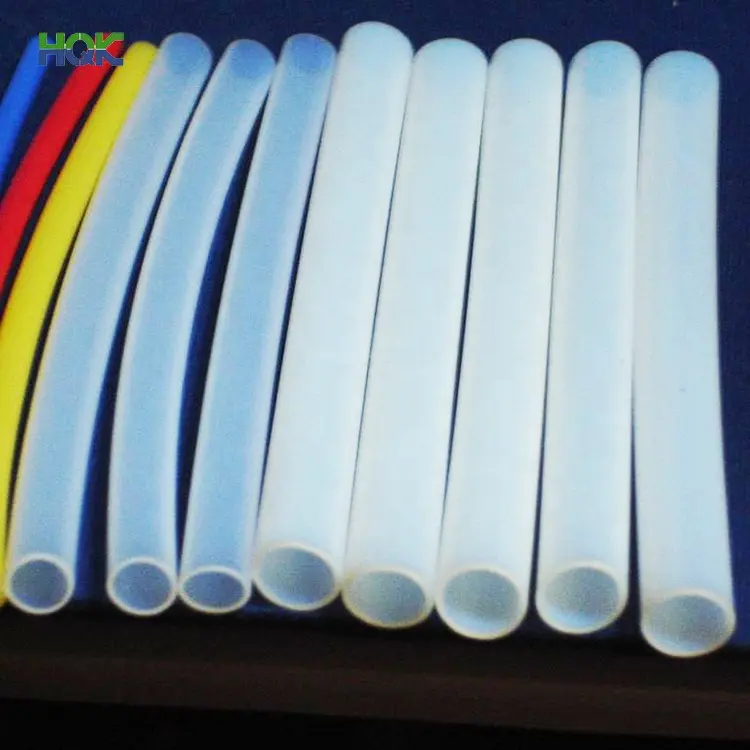 Industrial custom silicone hose high temperature silicon tube thin wall soft flexible colored silicone tubing
