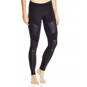 OEM New Hot Leggings Yoga Sport Women Leggings Fitness Yoga Pants Solid <b>High</b> Waist Elastic Gym Leggings for women - Product Image 5