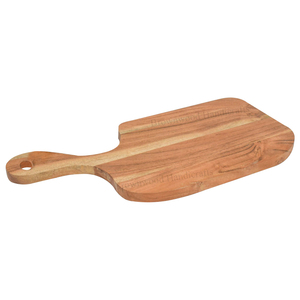 Wholesale Custom <b>Large</b> Acacia <b>Wood</b> Charcuterie Serving Board with Handle Kitchen Use Cutting Chopping Block - Product Image 1