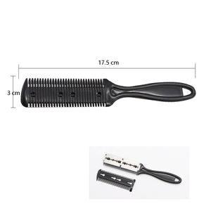 Kit de rasage, rasoir de coiffeur professionnel, peigne de coiffure, ensemble de ciseaux de rasage, 8 pièces - Product Image 2