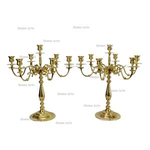 Candélabre en aluminium design, porte-bougie de bonne qualité, taille personnalisée, décoration de mariage et de fête, candélabre - Product Image 3