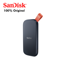SanDisk SDSSDE30-2T Extreme 2 To Portable SSD 520 Mo/s Vitesse de lecture compatible avec PC et MAC