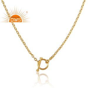 Collar con colgante de diseñador de oro y plata de ley 925, joyería de plata certificada al por mayor, regalo para mujer para ella - Product Image 2