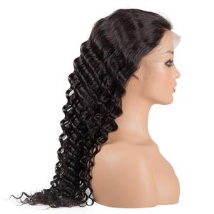 180% Densité 10A Grade Remy Hair Silky Straight Perruques Lace Front Humain pré-plumées avec Transparent Frontal 13x4 et 13x6 Tailles - Product Image 5