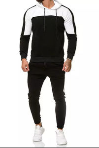 Conjunto de Sudadera con capucha unisex con logotipo impreso personalizado de fabricante de ropa, pantalones de chándal de rizo para hombre XL de peso pesado con estampado de hojaldre - Product Image 3