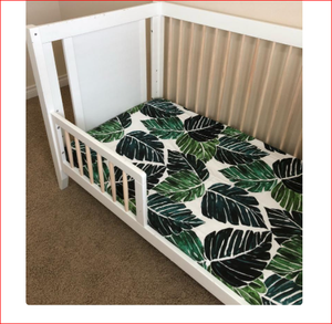 Sábana de cuna personalizada de algodón orgánico 100 con patrón personalizado con etiqueta y embalaje de logotipo privado - Product Image 3