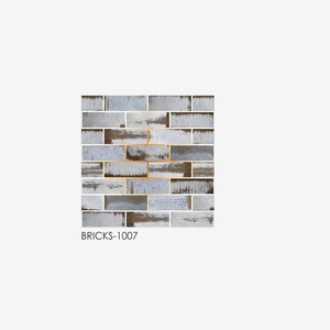 Carrelages de sol en céramique design brique décorative pour décoration d'entrée d'hôtel 400x400mm - Product Image 3