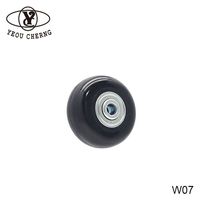 Pas cher 40mm pu bagages roue pivotante