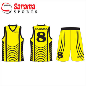 Uniforme de basket-ball par sublimation de conception de jeunesse bon marché d'université fait sur commande avec la conception et le logo faits sur commande, - Product Image 3