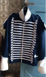 Hombres al aire libre impermeable a prueba de viento requisito personalizado estilo Hussar negro 100% chaquetas de lana - Product Image 3