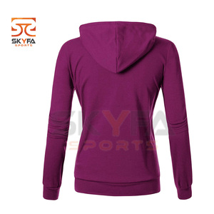 Cotton Hoodie Zipper Wholesale Women's Hoodie Custom Design Hoodie - Product Image 3
