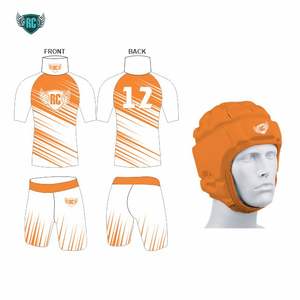 Conçu sur mesure 7-on-7 Quick Dry Compression Rash Guard Nouveau modèle Manches courtes Dernière technique de sublimation pour 7/7 jeux - Product Image 5