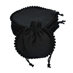 Pochette en coton imprimée personnalisée avec cordon de serrage Sac cadeau en tissu écologique réutilisable pour bijoux et emballage Stockage et promotion - Product Image 3