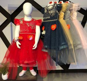 ชุดเดรสเด็กลายผีเสื้องานแฮนด์เมดผ้าซาตินผ้าลูกไม้ดีไซน์แฟนซีสำหรับงานเลี้ยงตอนเย็นทางการฤดูใบไม้ผลิสำหรับทุกวัย8 + - Product Image 1