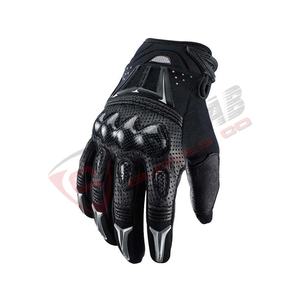 Outdoor Racing Winter Sport Cowhide Leather Breathable Motorbike-Bicycled Safety Glove <b>Black</b> Motorcycle Bikers Riding Gloves - Product Image 2
