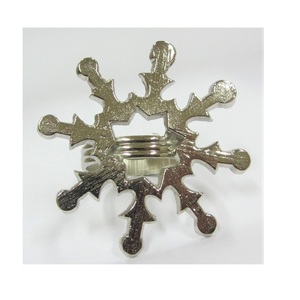 Cajas de pañuelos en forma de hoja de anillo de servilleta de metal Estilo Vintage con logotipo personalizado para el hogar Hotel restaurante utensilios de cocina - Product Image 5