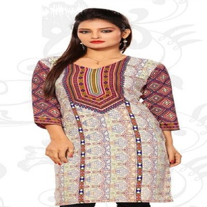 ล่าสุดพิมพ์ลำลองสวม CRAPE เคอร์ติสจากอินเดีย - Product Image 1