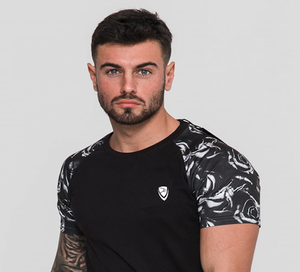 Camisetas Deportivas de Algodón para Hombre, Corte Regular, Cuello Redondo, Manga Corta, Secado Rápido, Transpirables, Tejido de Punto, Hawk Eye Sports - Product Image 3