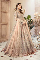 Robe de soirée brodée de haute qualité avec logo personnalisé pakistanais pour femmes / Nouvelle robe de soirée tendance pour femmes d'été