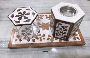 Bakhoor เตาเผาไม้สำหรับทำจากไม้และทำจากไม้,เชิงเทียนสำหรับเผาและเผา - Product Image 5