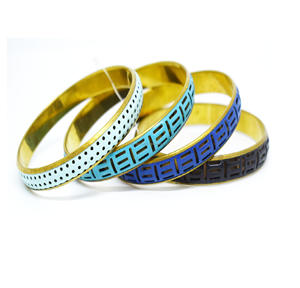 Ensemble de bracelets multicolores parfaitement faits à la main/ensemble de bracelets en os et en laiton/ensemble de bracelets indiens - Product Image 6