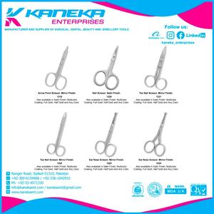 Hot Selling Wholesale Eco-friendly Beauty Sharp Straight Blade Stainless Steel <b>Manicure</b> Cuticle <b>Scissors</b> - Product Image 6
