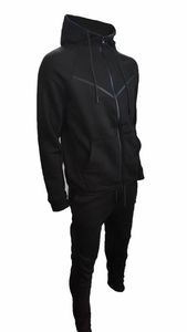 Mens Zip Top Joggers Jogging Chándal Plain Sudadera con capucha Tallas grandes Fitness Ropa deportiva Logotipo personalizado Hecho Pakistán - Product Image 6