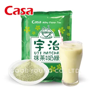 Matcha Green Tea Bubble Milk Tea Latte Instant Powder