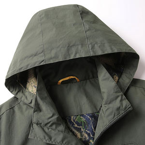 Custom Print New Softshell Jacket Men Waterproof Windproof <b>Thermal</b> <b>Fleece</b> Outdoor Hooded Jacket Windbreaker Jacket - Product Image 4