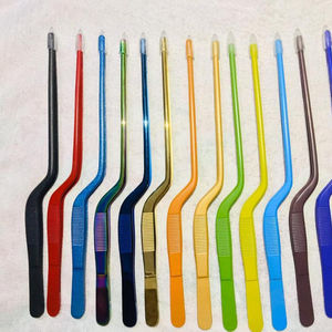 Pinzas y pinzas de acero inoxidable de alta resistencia con puntas dentadas para cocinar artesanía cirugía mariscos-Herramienta de metal duradera - Product Image 2