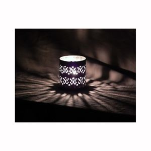 Nouvellement Disponible En Métal Doré Crochet Photophore Titulaires Cylindre Bougie Votive Éclairages pour La Fête De Mariage En Plein Air Décor Table - Product Image 1