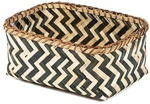 Panier de rangement en bambou tissé, compact, panier de rangement en bambou, fimi Port, vente en gros, livraison gratuite - Product Image 3