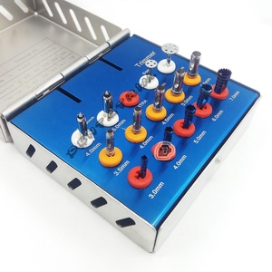 ชุดเครื่องมือตัดแต่งรากฟันเทียมพร้อมโลโก้และสีตามสั่ง ชุดเครื่องมือตัดแต่งรากฟันเทียม ใบเลื่อยเจาะเนื้อเยื่อ ที่เจาะเนื้อเยื่อ เครื่องมือรากฟันเทียม - Product Image 1