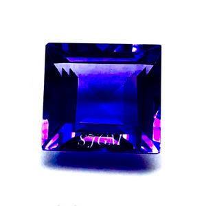 2.50mm carré coupe naturelle AFRICAN AMETHYST prix d'usine de gros pierre précieuse en vrac à facettes de haute qualité par pièces | Améthyste - Product Image 1